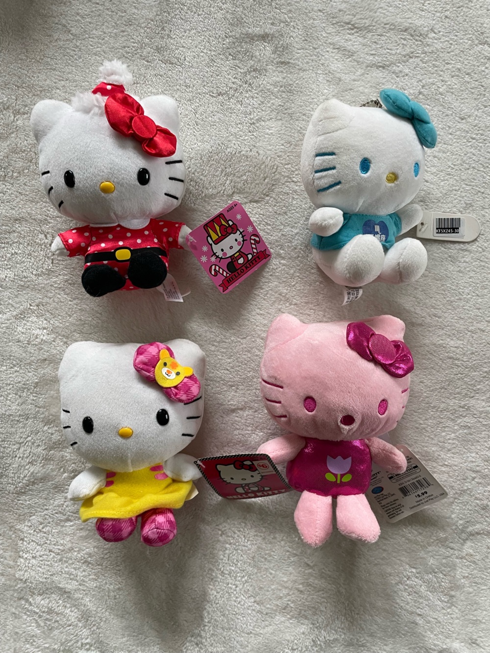 Bundle of Eleven (11) Hello Kitty Plushes - Picture 2 of 7